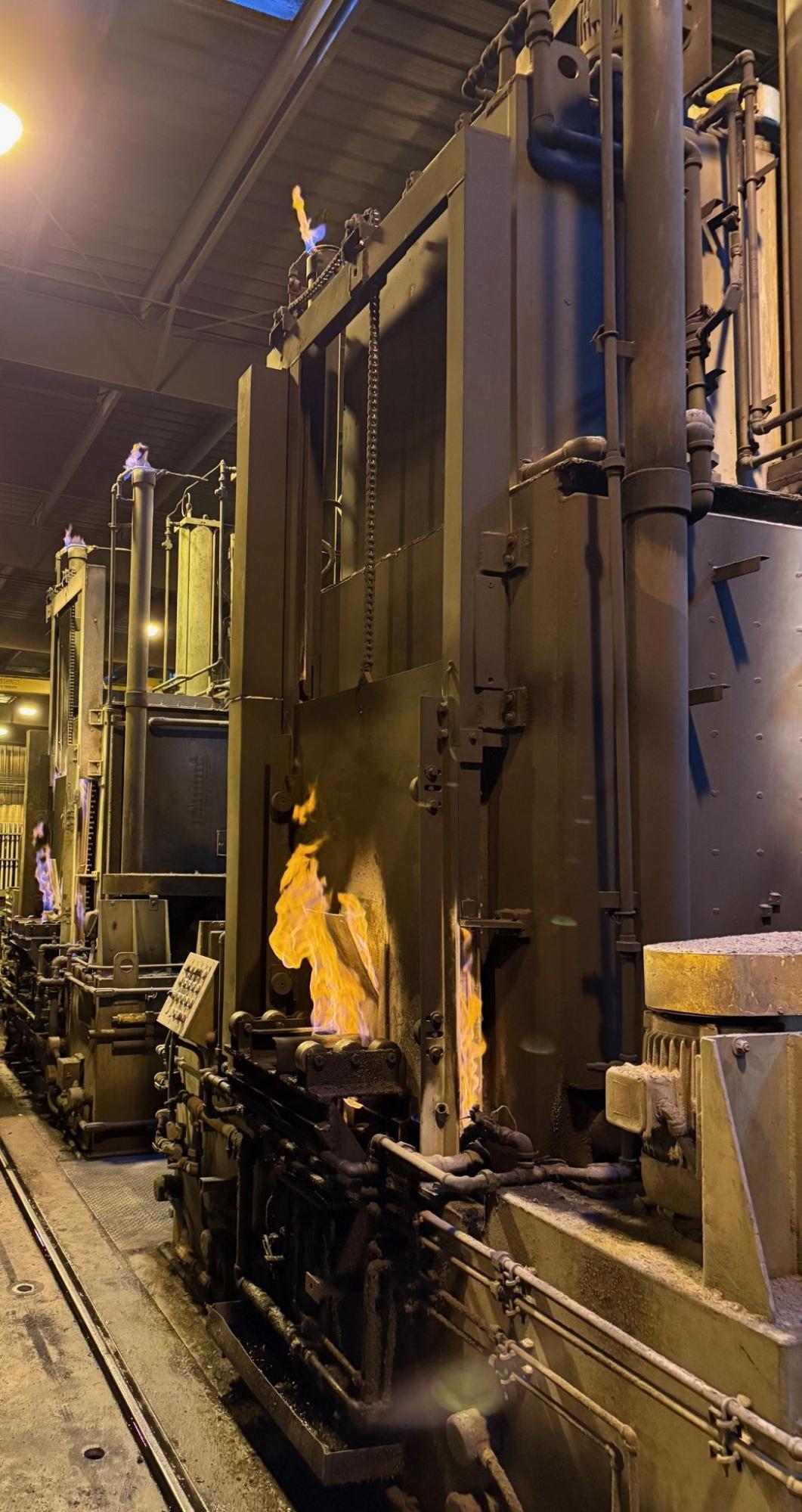 Heat treatment process in action